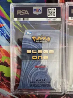 2003 Pokemon Topps Advanced Embossed Die-Cut #4 Mudkip, #5 Marshtomp,#6 Swampert - Image 5