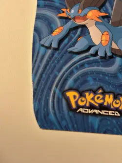 MINT 2003 Topps Pokemon TCG Advanced Embossed Evolution Die Cut Swampert 6 of 18 - Image 4