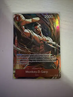 Monkey.D.Garp Alternate Art OP13-016 One Piece Carrying On His Will TCG R* - Image 1