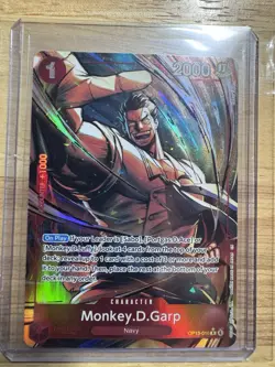 Monkey.D.Garp Alternate Art OP13-016 One Piece Carrying On His Will TCG - Image 2