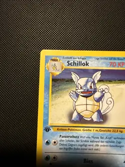 Wartortle Schillok Base Set 1st Edition 42/102 Uncommon Pokemon TCG German - Image 2