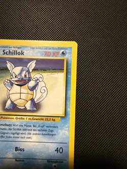 Wartortle Schillok Base Set 1st Edition 42/102 Uncommon Pokemon TCG German - Image 3