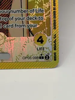 One Piece Card Game OP05 Enel Alt Art Leader AA OP05-098 English - Image 3