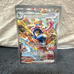 Greninja ex Tera Holo Card Lot SV03 Pokemon TCG 2 Cards English - Image 2