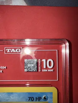 Pokemon 2023 Classic Collection Articuno Holo Card 009/034 TAG 10 Gem Mint - Image 3