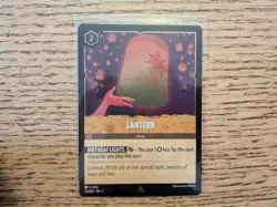 ✨FOIL CARD LANTERN DISNEY LORCANA THE FIRST CHAPTER 33/204 - Image 2