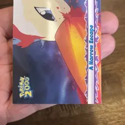 A Narrow Escape 53 Pokemon The Movie 2000 Topps Pokemon Card Blue Logo - Image 3