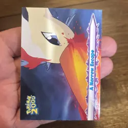 A Narrow Escape 53 Pokemon The Movie 2000 Topps Pokemon Card Blue Logo - Image 4