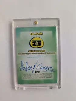 2025 Topps Spongebob Patrick Jelly Fisching Sketch Card 1 OF 1 by Halsey Camera - Image 2