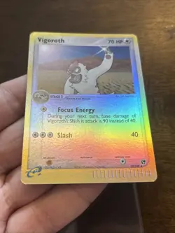 Vigoroth Reverse Holo 52/100 EX Sandstorm 2003 Pokemon Card TCG Old School Foil - Image 5