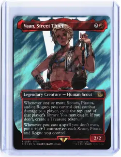Vaan, Street Thief (Borderless) (Surge Foil) R FINAL FANTASY 535 NM - Image 1