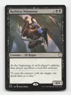 Ruthless Winnower Commander: Kaldheim #10 Rare LP Magic the Gathering - Image 1