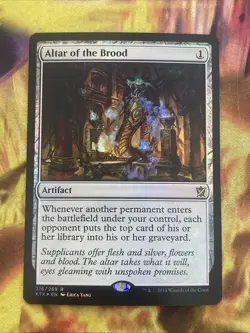 MTG FOIL Altar of the Brood Khans of Tarkir Magic the Gathering 216 216/269 - Image 1