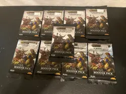 Warhammer Age of Sigmar Champions TCG Booster Pack Lot X9 New Sealed - Image 1