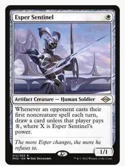 NM Esper Sentinel- Magic the Gathering: Modern Horizons 2 Regular - Free Shippi - Image 1