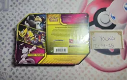Pokemon TCG: Mewtwo & Mew GX Tag Team Power Partnership Tin Sealed 820650806322 - Image 4