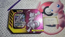Pokemon TCG: Mewtwo & Mew GX Tag Team Power Partnership Tin Sealed 820650806322 - Image 5