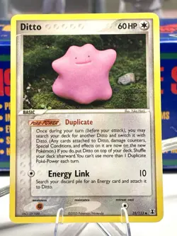 Pokemon TCG Ditto Uncommon Card Delta Species 35/113 2005 - Image 1