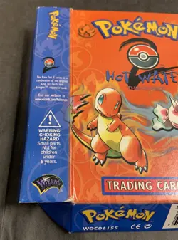 Pokemon Base Set 2 Hot Water Theme Deck EMPTY BOX (NO CARDS) Rule Book Counters - Image 2
