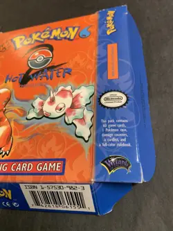 Pokemon Base Set 2 Hot Water Theme Deck EMPTY BOX (NO CARDS) Rule Book Counters - Image 3