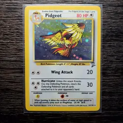 Pokemon Pidgeot 14/130 Rare Holo. Base Set 2. Lightly Played - Image 1