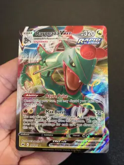 Pokemon TCG Rayquaza VMAX Crown Zenith 101/159 Holo Ultra Rare - Image 1