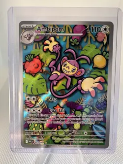 Pokemon TCG Mega Evolution Phantasmal Flames - Ambipom 107/094 Illustration Rare - Image 1