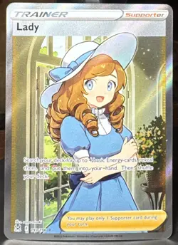 Pokemon Pokemon TCG Lady (Full Art) 193/196 Swsh11: Lost Origin Ultra Rare Holo - Image 1