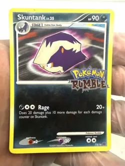 Skuntank - 13/16 - Pokemon Rumble - Holo Stamped - Pokemon TCG 2009 MP - Image 3