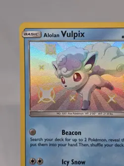 Pokemon TCG Vulpix SV8/SV94 Hidden Fates: Shiny Vault Holo Shiny Holo Rare 2019 - Image 2