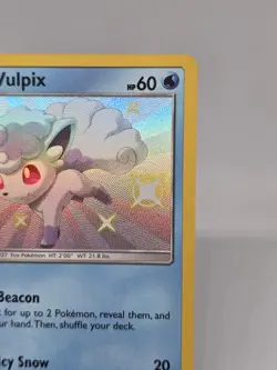 Pokemon TCG Vulpix SV8/SV94 Hidden Fates: Shiny Vault Holo Shiny Holo Rare 2019 - Image 3