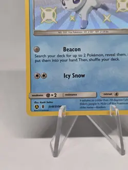 Pokemon TCG Vulpix SV8/SV94 Hidden Fates: Shiny Vault Holo Shiny Holo Rare 2019 - Image 4