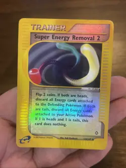 2002 Pokemon Aquapolis Super Energy Retrieval 2 #134/147 REVERSE HOLO - Image 4