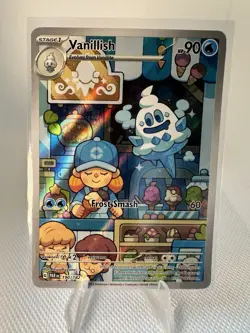 Pokemon TCG Vanillish Paradox Rift 190/182 Holo Illustration Rare NM+ - Image 1