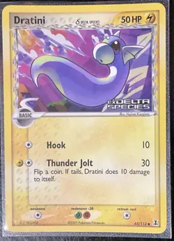 Dratini EX Delta Species Holo Stamped - Pokemon - Lightly Played - Image 1
