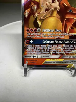 Charizard & Braixen GX Tag Team 22/236 Pokemon Cosmic Eclipse Full Art UltraRare - Image 3