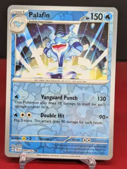 Pokemon Palafin 049/162 Temporal Forces Reverse Holo - Image 1