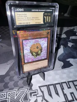 Yugioh Black Label Grade 10 Kuriboh Quarter Century Secret Rare Not Psa POP3 - Image 2