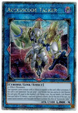 Yu-Gi-Oh! **Euro** Accesscode Talker Quarter Century Secret Rare RA04-EN079 - Image 1