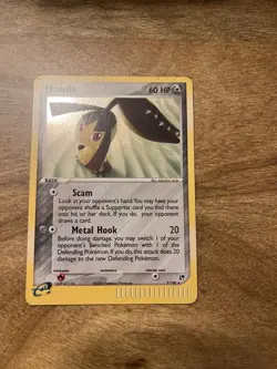 Pokemon Mawile EX Sandstorm 9/100 Holo Rare 60HP Metal Hook 2003 - Image 1