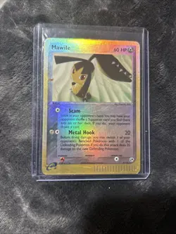 2003 Pokemon Mawile 9/100 EX Sandstorm Reverse Holo Rare NM - Image 1