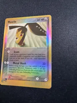 2003 Pokemon Mawile 9/100 EX Sandstorm Reverse Holo Rare NM - Image 2
