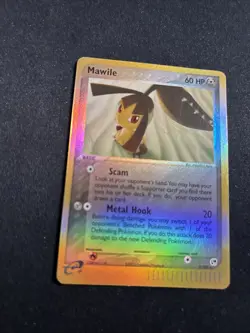 2003 Pokemon Mawile 9/100 EX Sandstorm Reverse Holo Rare NM - Image 3