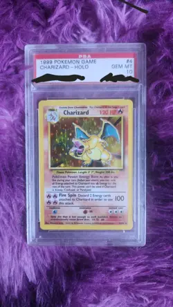 1999 Pokemon Base Set Charizard Holo #4/102 PSA 10 GEM MINT - Image 1