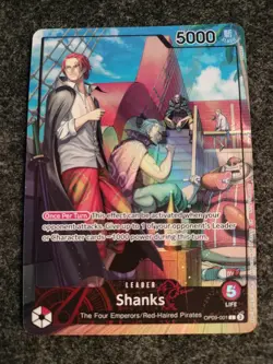 Shanks (2025 PSA Magazine Promo) OP09-001 One Piece Promotion Cards Foil - Image 1