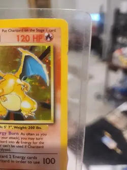 Pokemon TCG Charizard Base Set Holo Rare Card 4/102 - Image 4