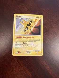 Elekid 48/130 Diamond and Pearl Regular Pokemon Card - Image 3