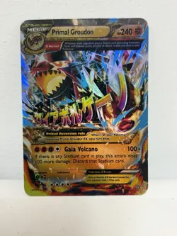 Pokemon Primal Groudon EX 86/160 XY - Primal Clash Holo 240HP Ultra Rare Card - Image 1