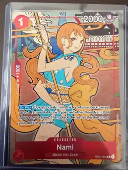Nami OP01-016 English 1st Anniversary Promo Foil One Piece Card NM - Image 1