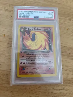 Pokemon TCG Dark Quilava Neo Destiny Non-Holo Card 2002 39/105 - Image 1